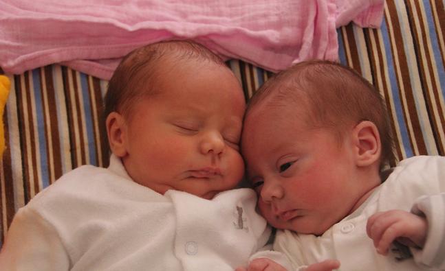 Alexander and Dylan were born via emergency c-section at 35 weeks.