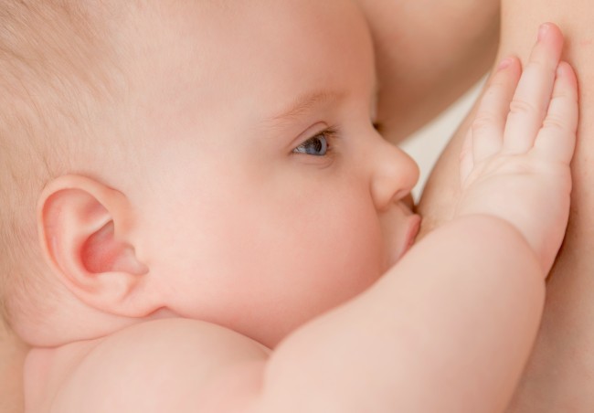 breastfeeding a newborn