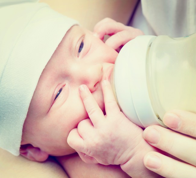 breastfeeding a newborn