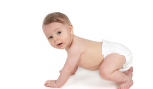 baby crawling