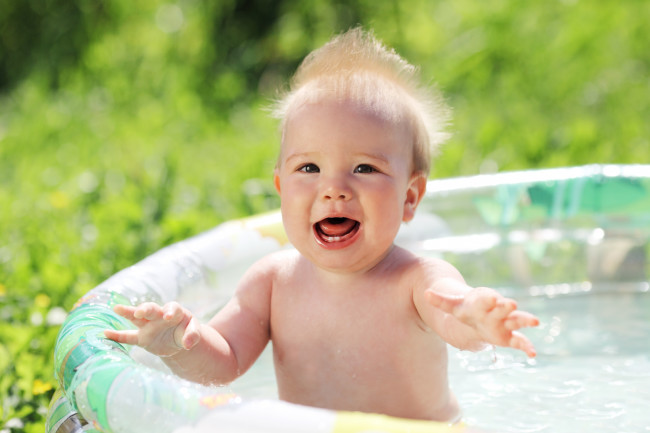 poolside safety for babies